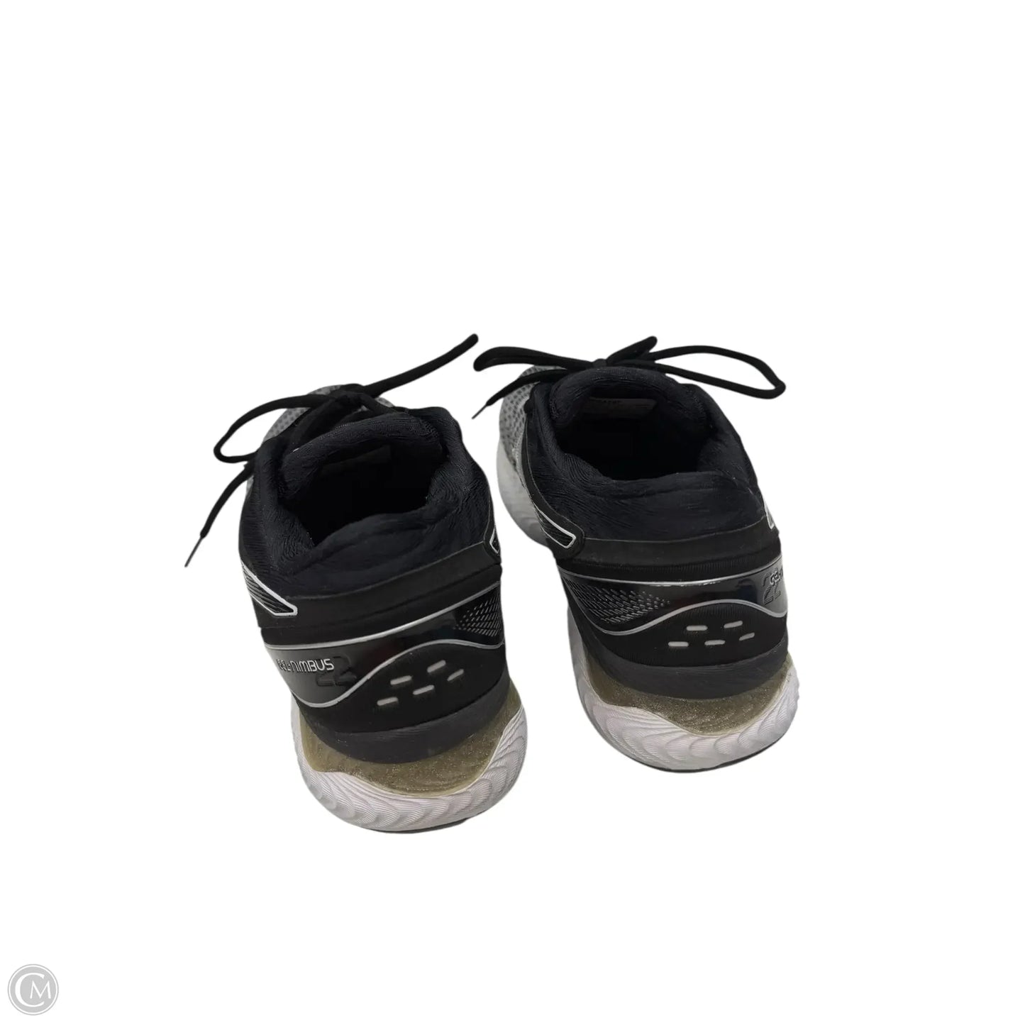 Shoes Athletic By Asics In Black & Grey, Size: 6.5