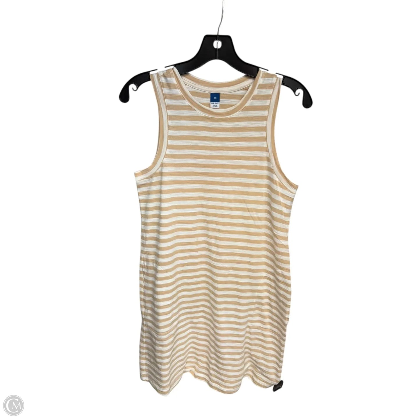 Dress Casual Midi By Old Navy In Striped Pattern, Size: Xs