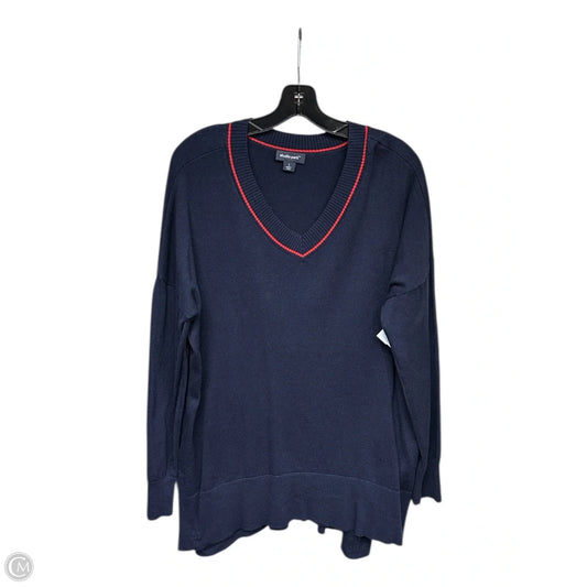 Sweater By Clothes Mentor In Navy, Size: L