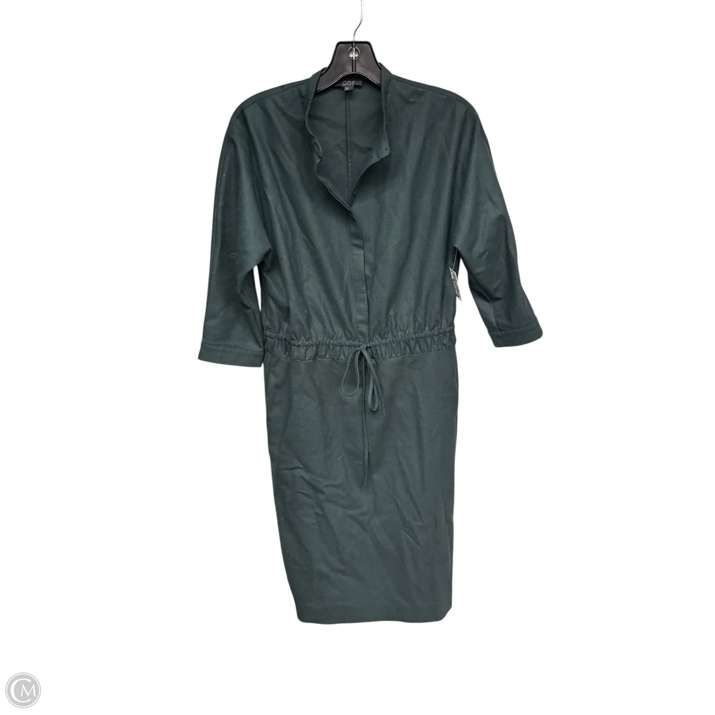 Dress Casual Midi By Cos In Green, Size: 6
