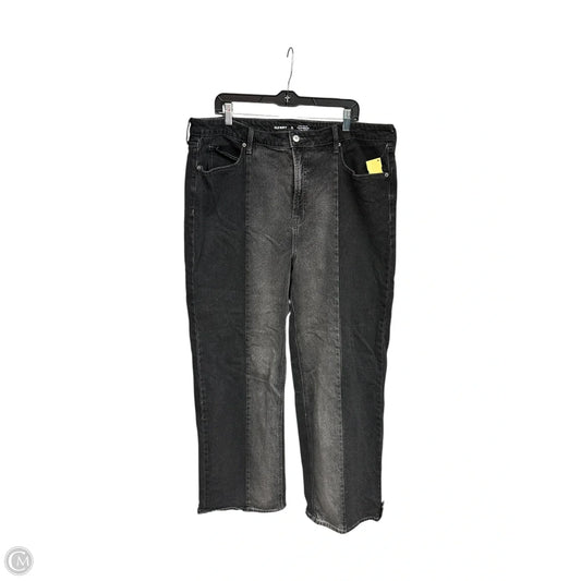 Jeans Wide Leg By Old Navy In Black, Size: 18