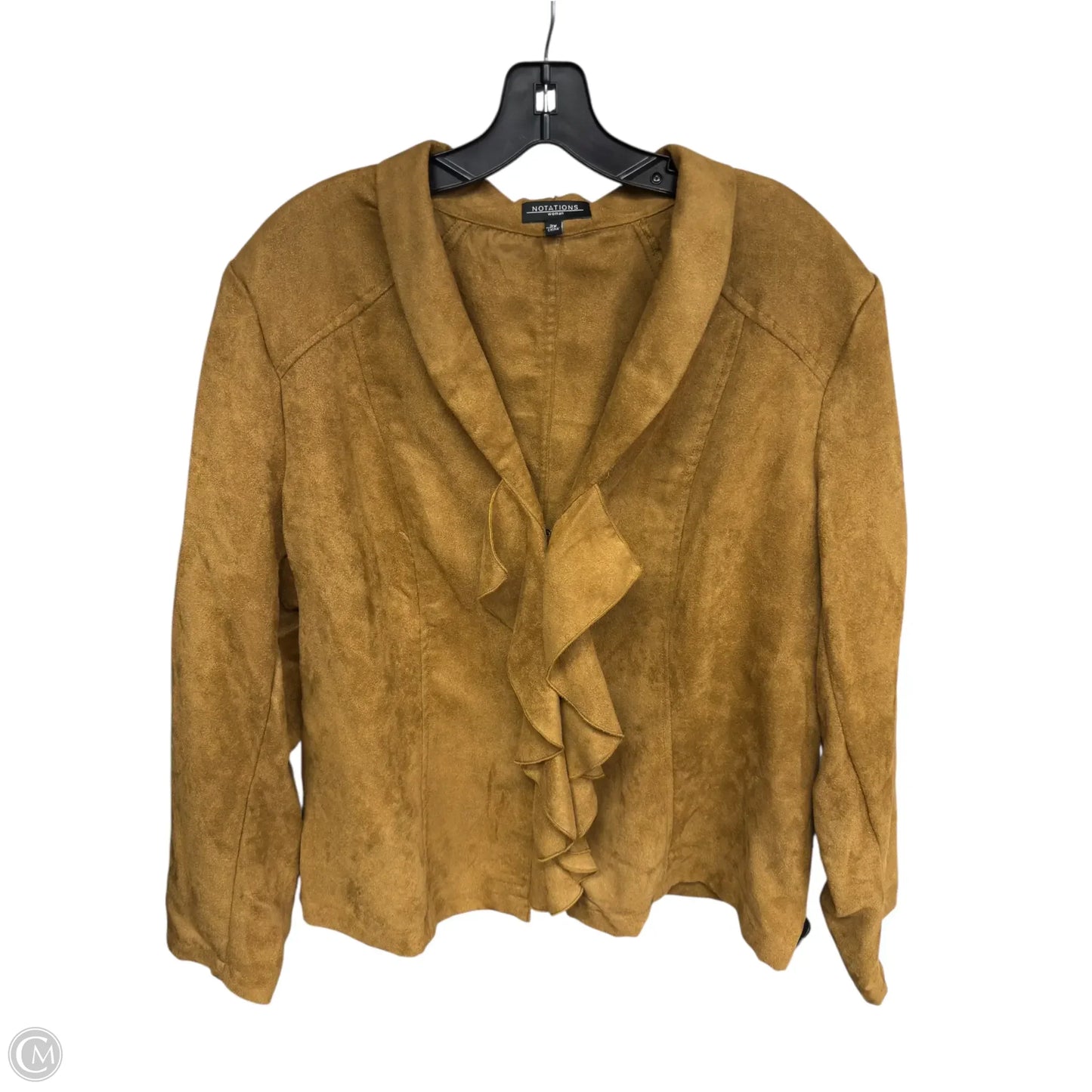 Jacket Other By Notations In Brown, Size: 2x