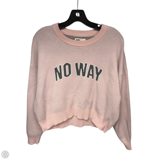 Sweater By So In Pink & Purple, Size: L
