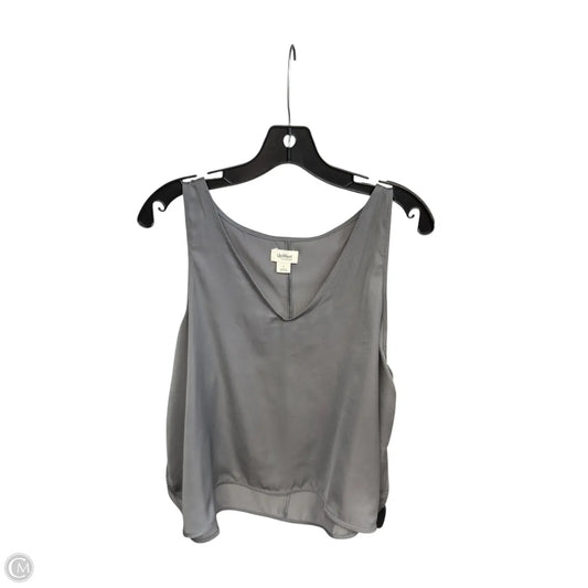Top Sleeveless By Upwest In Grey, Size: L