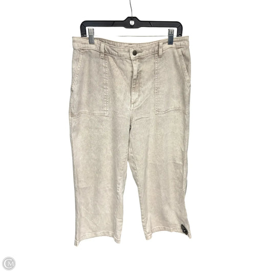 Jeans Wide Leg By Universal Thread In Beige, Size: 12