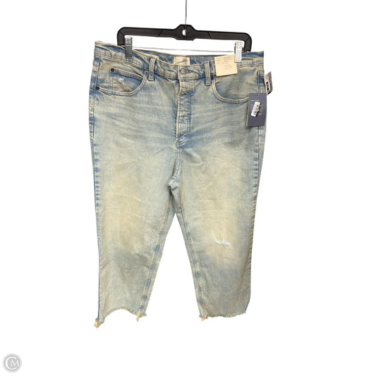 Jeans Straight By Universal Thread In Blue Denim, Size: 14p