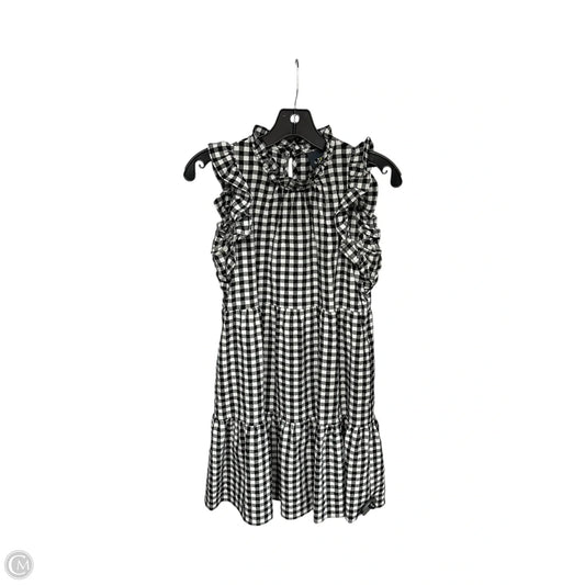 Dress Casual Short By Maeve In Black & White, Size: Xsp
