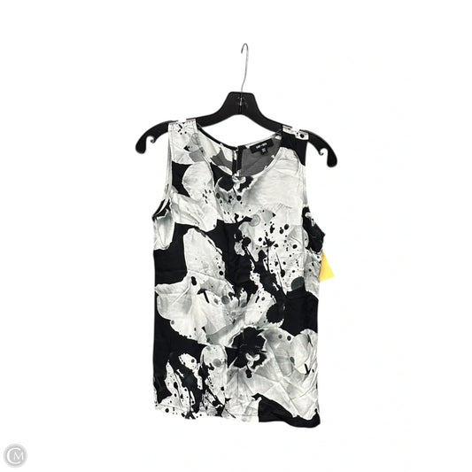 Top Sleeveless By Clothes Mentor In Black & White, Size: 4