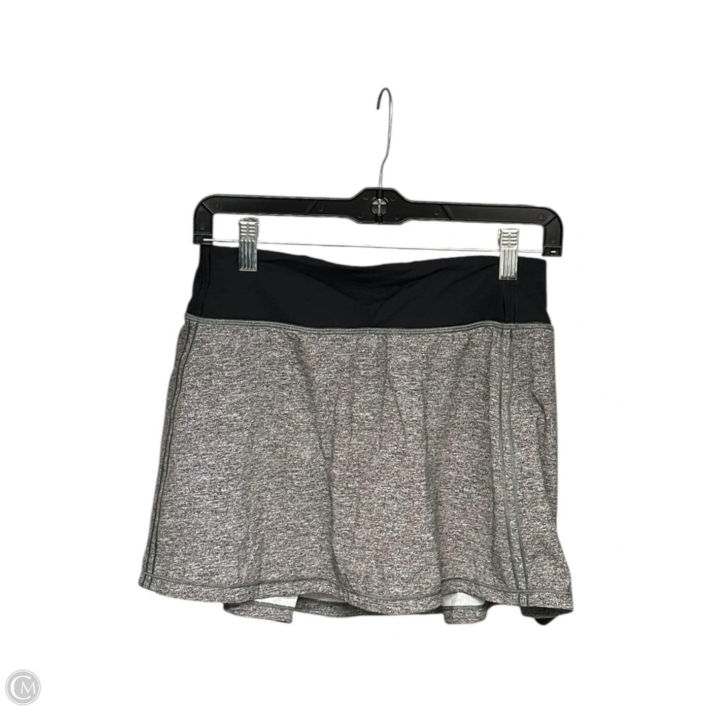 Athletic Skort By Lululemon In Grey, Size: 4l