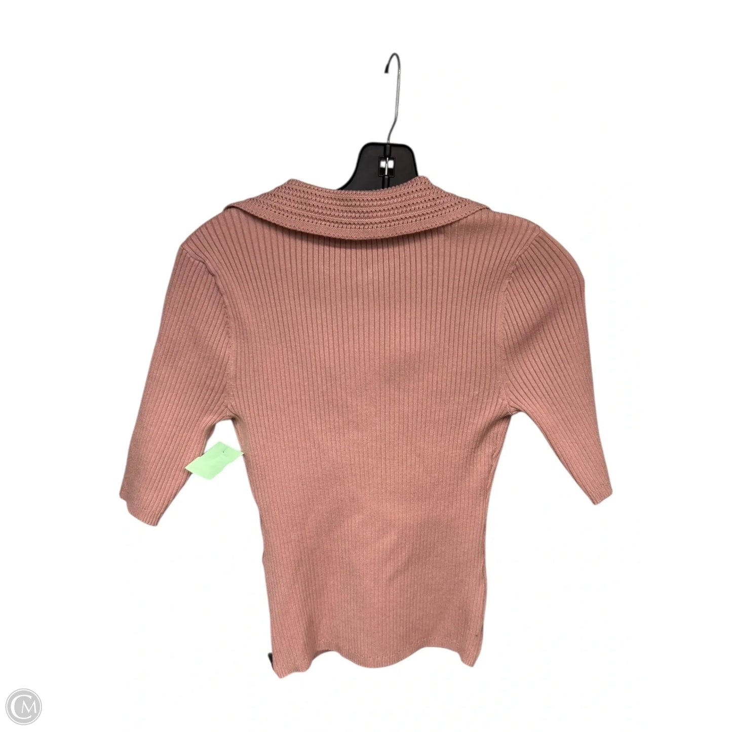 Top Short Sleeve By White House Black Market In Pink, Size: S