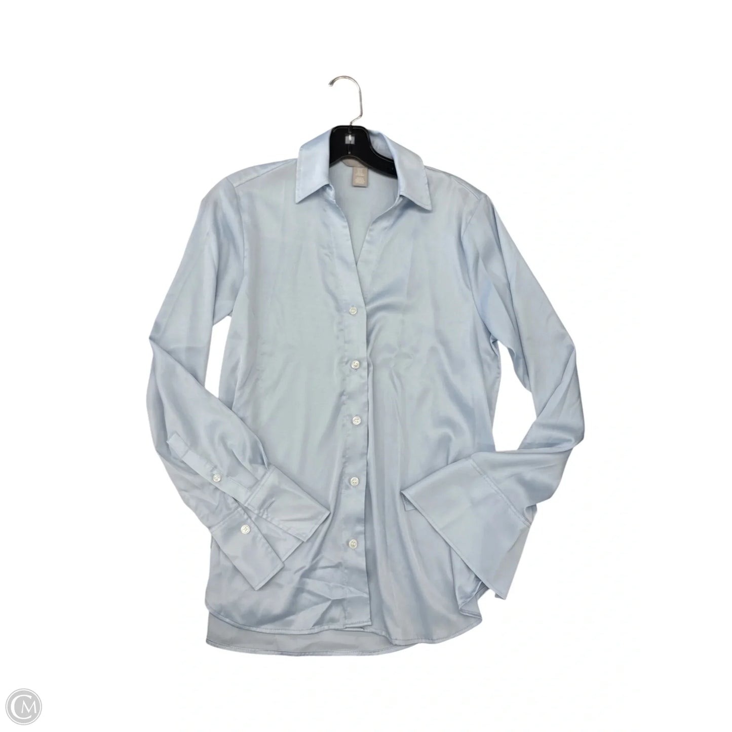 Top Long Sleeve By H&m In Blue, Size: Xs