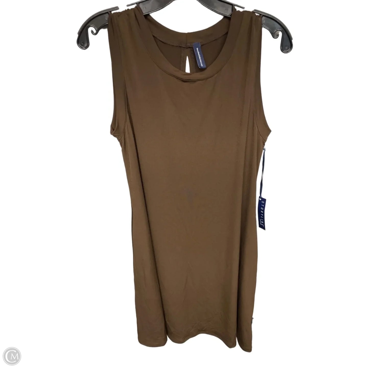 Dress Casual Short By Clothes Mentor In Brown, Size: M