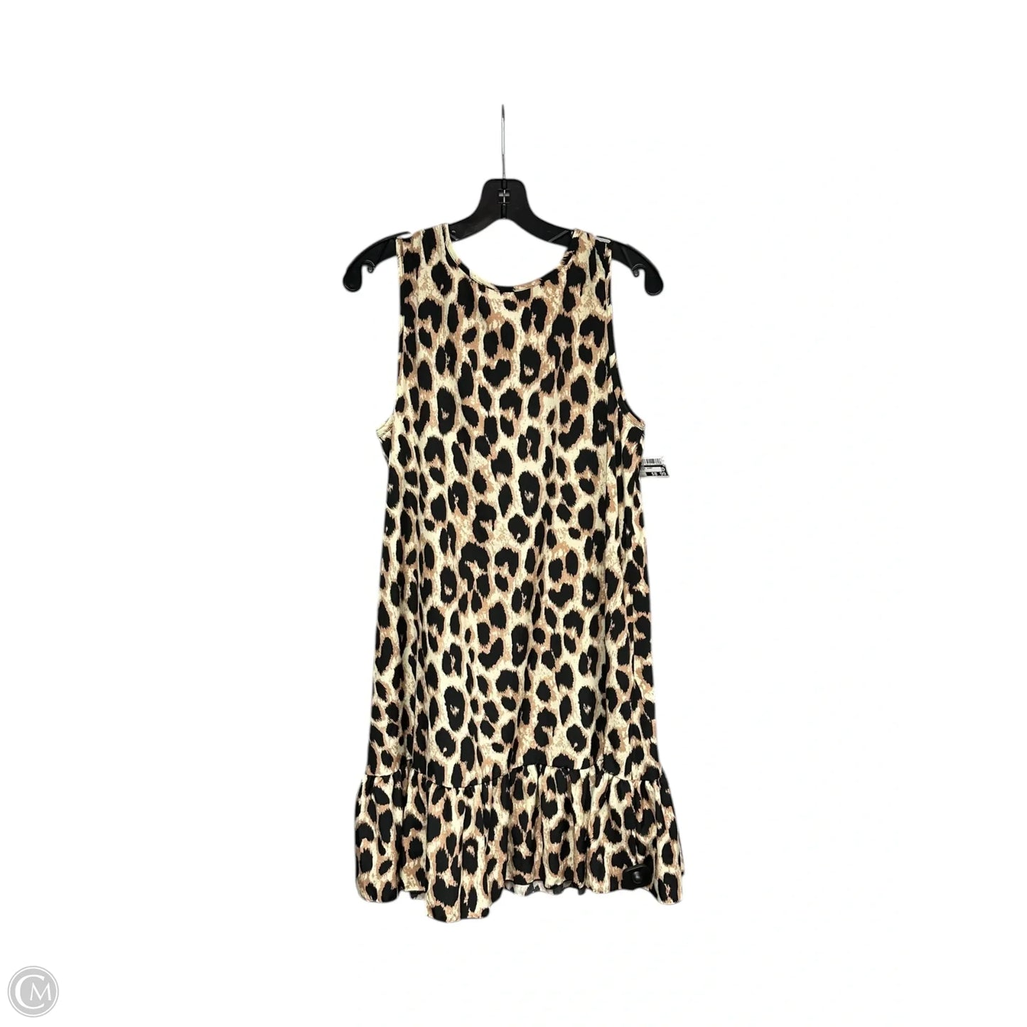 Dress Casual Short By Emery Rose In Animal Print, Size: L