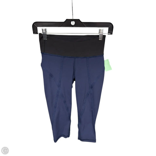 Athletic Capris By Lululemon In Navy, Size: 4