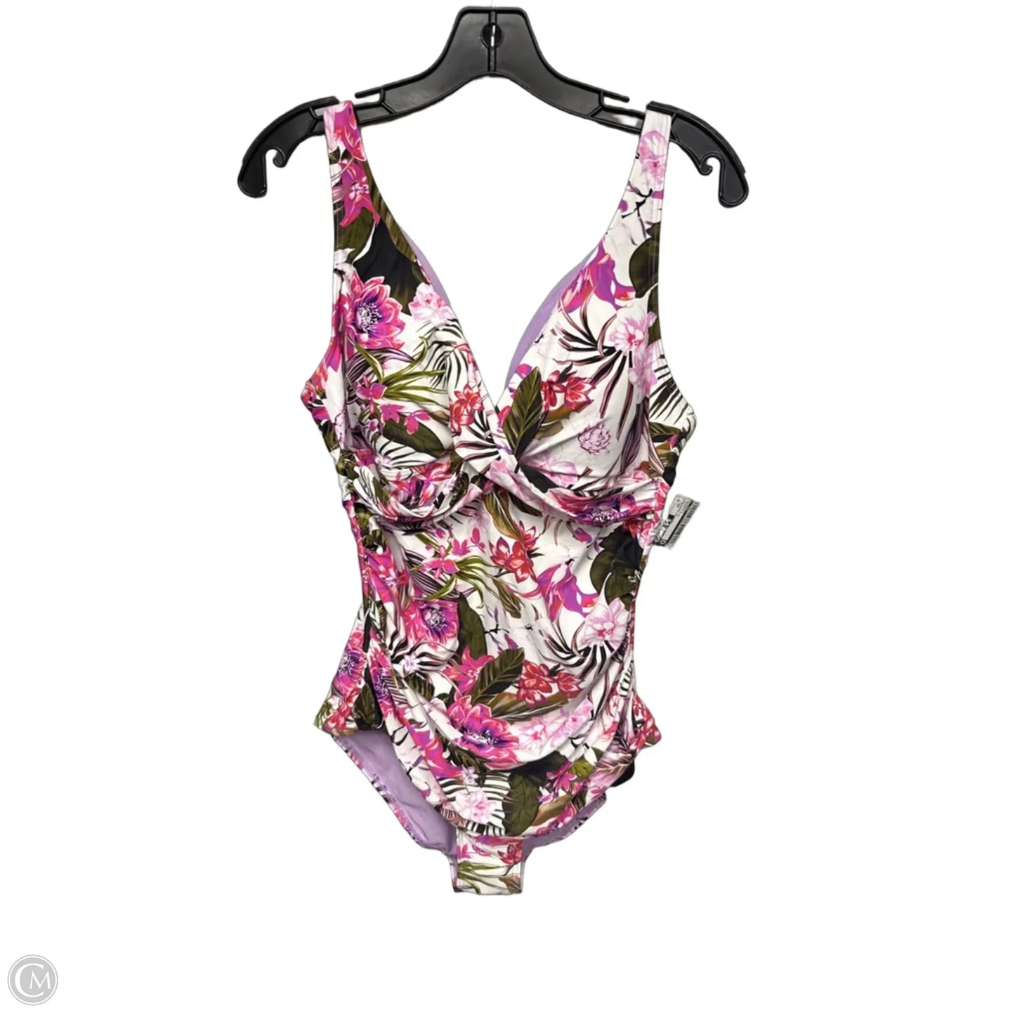 Swimsuit By Cmc In Green & Pink, Size: 12