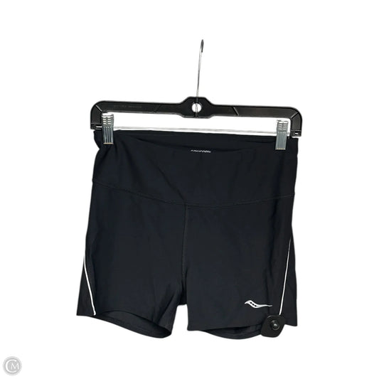 Athletic Shorts By Saucony In Black, Size: M