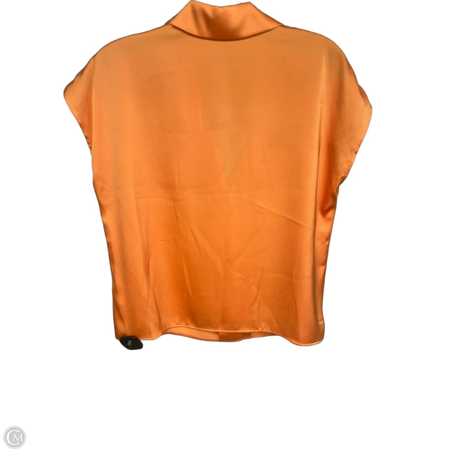 Top Short Sleeve By Halogen In Orange, Size: S