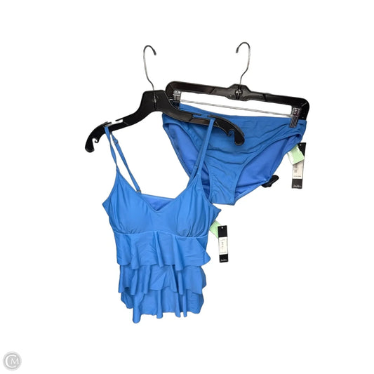 Swimsuit 2pc By Nicole Miller In Blue, Size: M