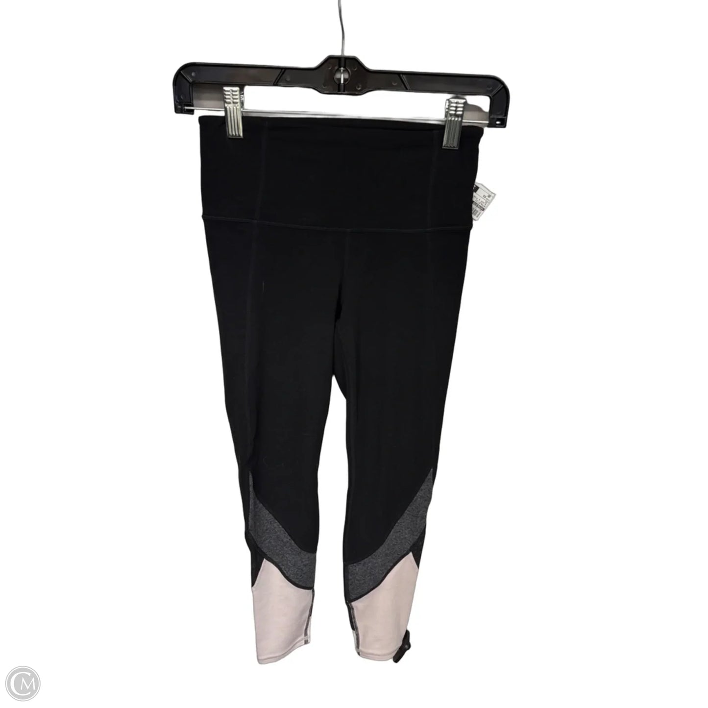 Athletic Leggings By Athleta In Black & Pink, Size: Xs