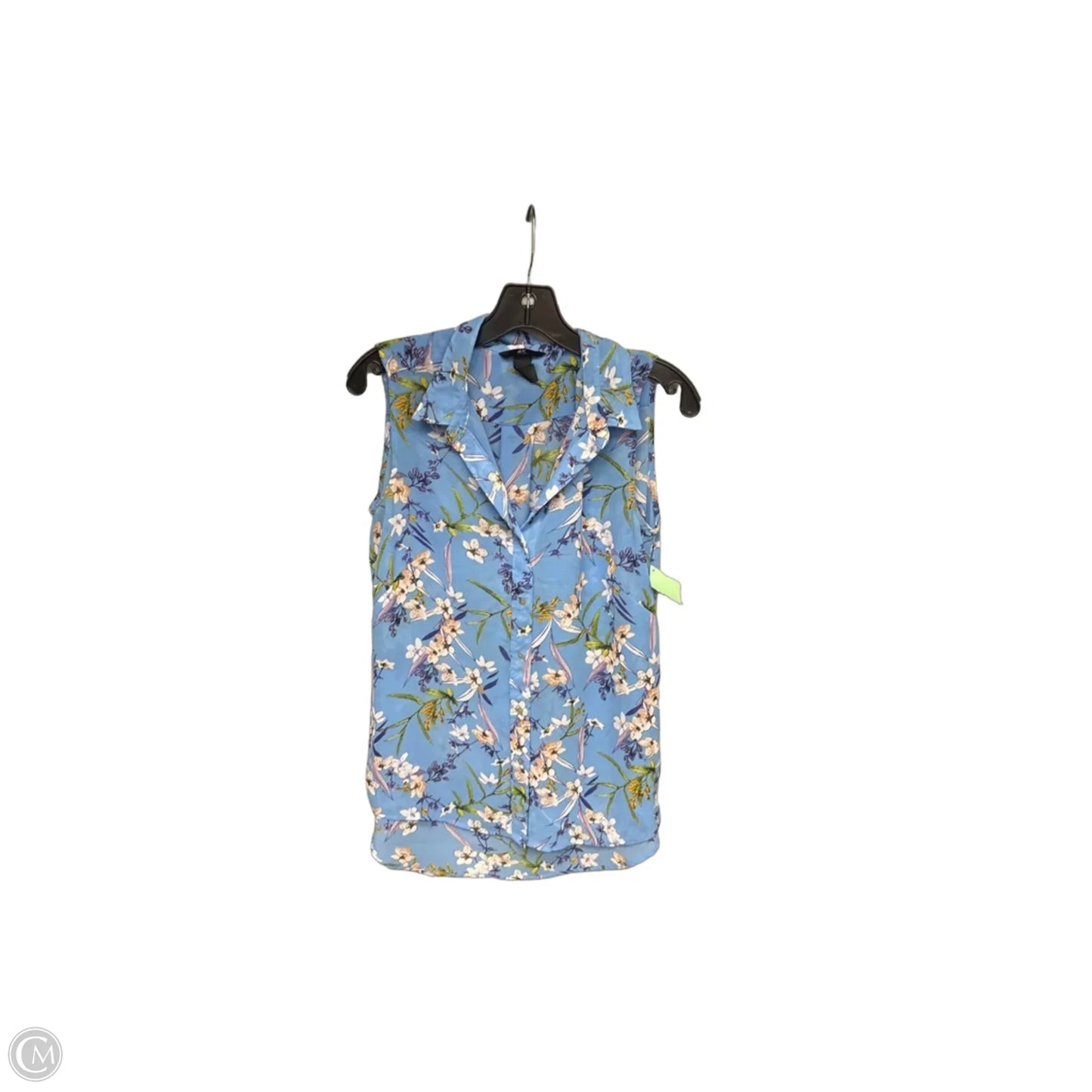 Top Sleeveless By H&m In Floral Print, Size: 6