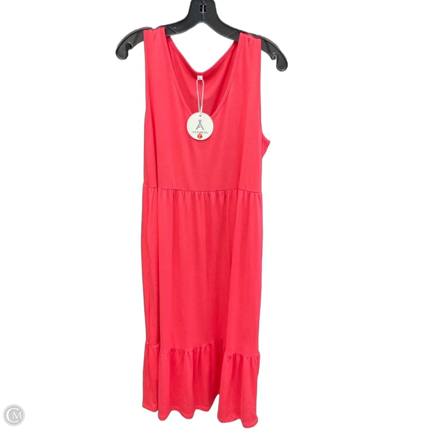 Dress Casual Maxi By Anrabess In Coral, Size: L