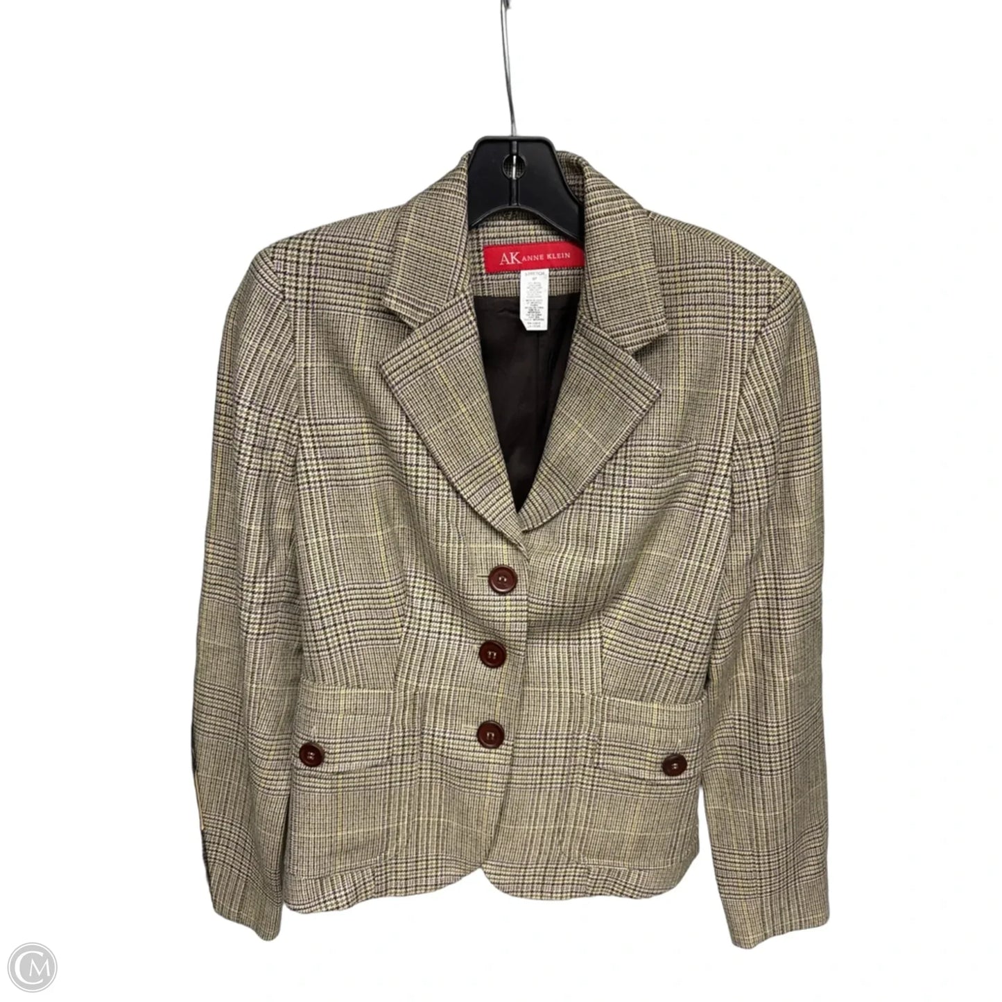 Blazer By Anne Klein In Brown, Size: 4p