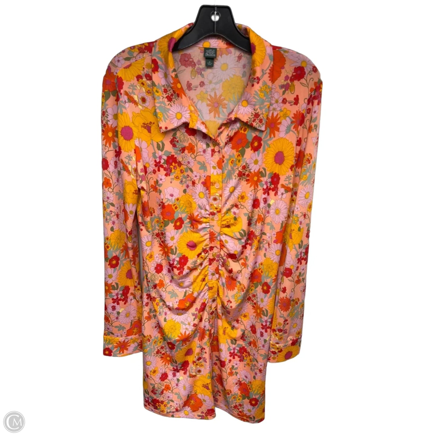 Dress Casual Short By Wild Fable In Floral Print, Size: Xl