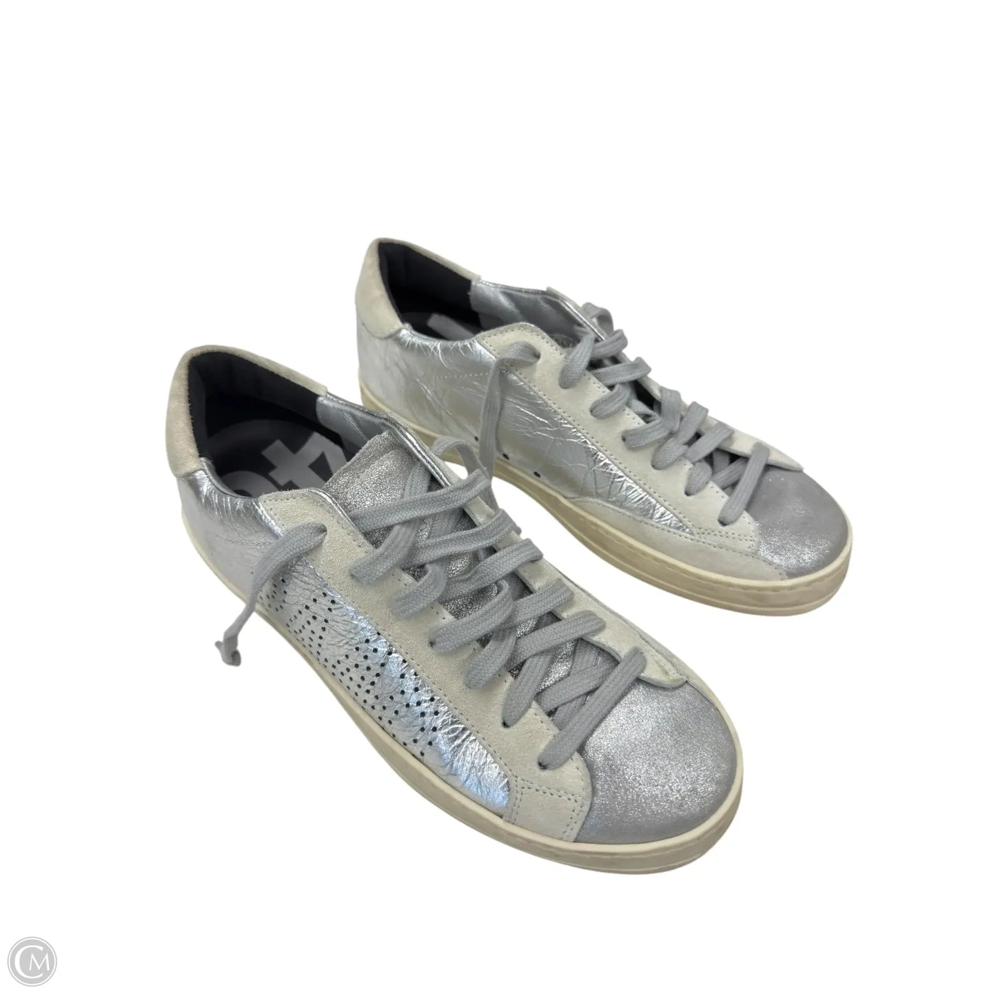 Shoes Sneakers By P448 In Silver, Size: 8