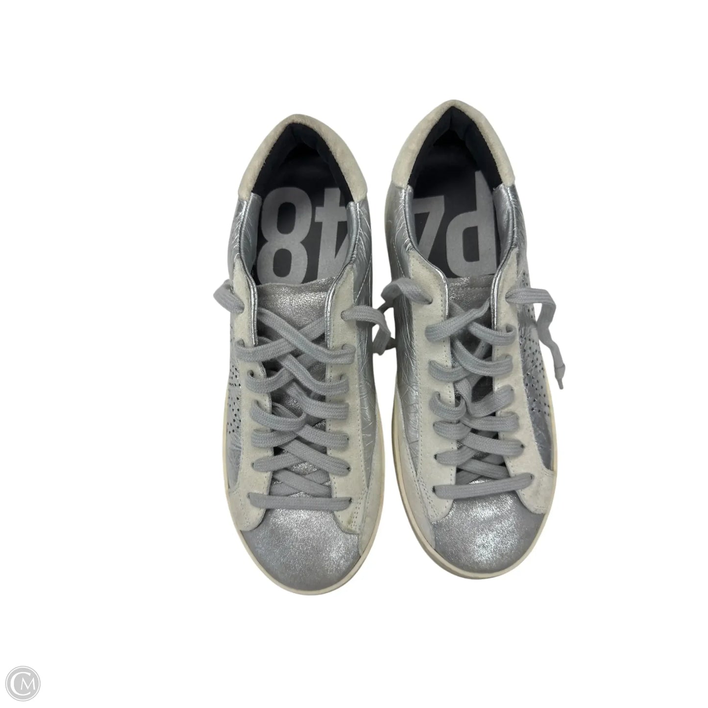 Shoes Sneakers By P448 In Silver, Size: 8