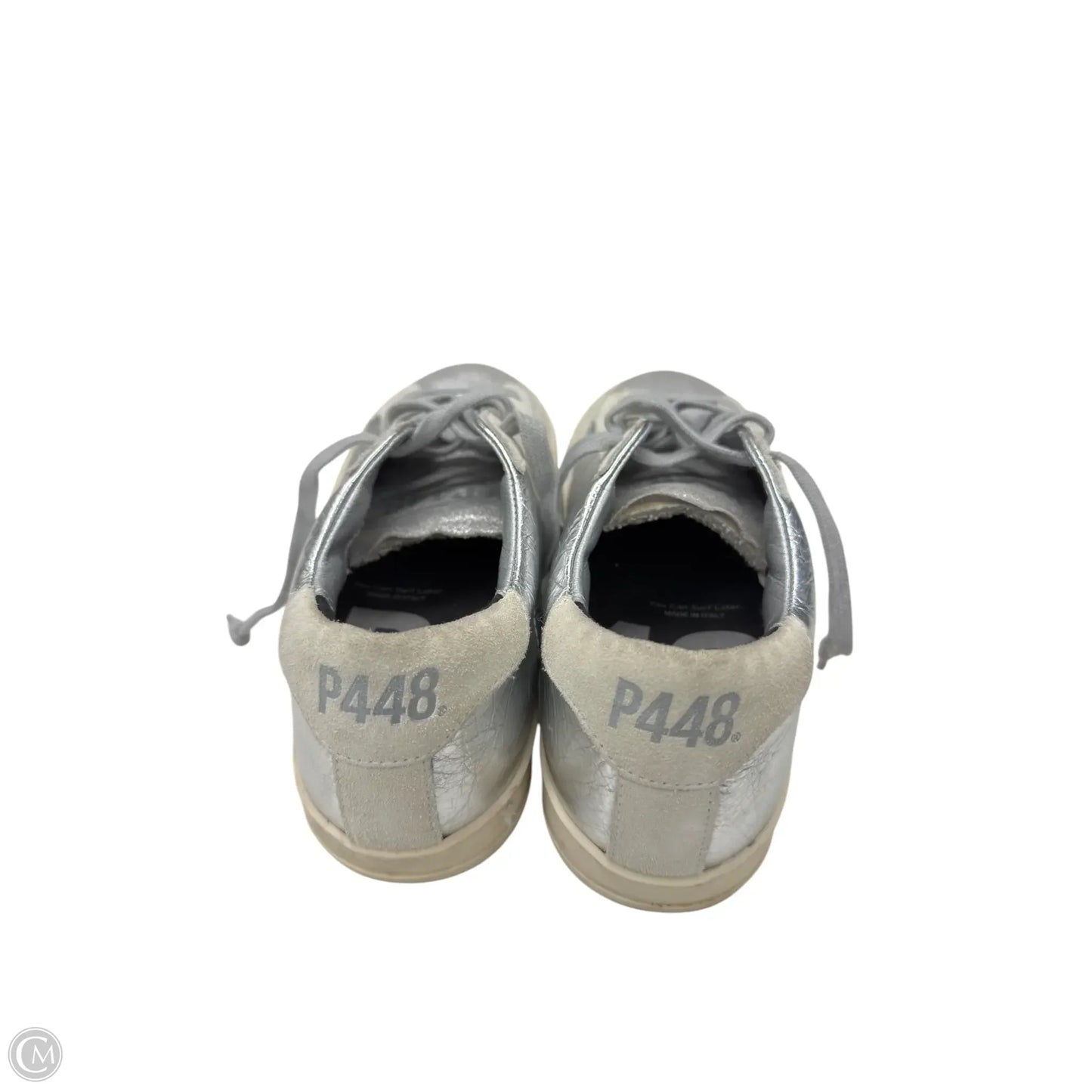 Shoes Sneakers By P448 In Silver, Size: 8