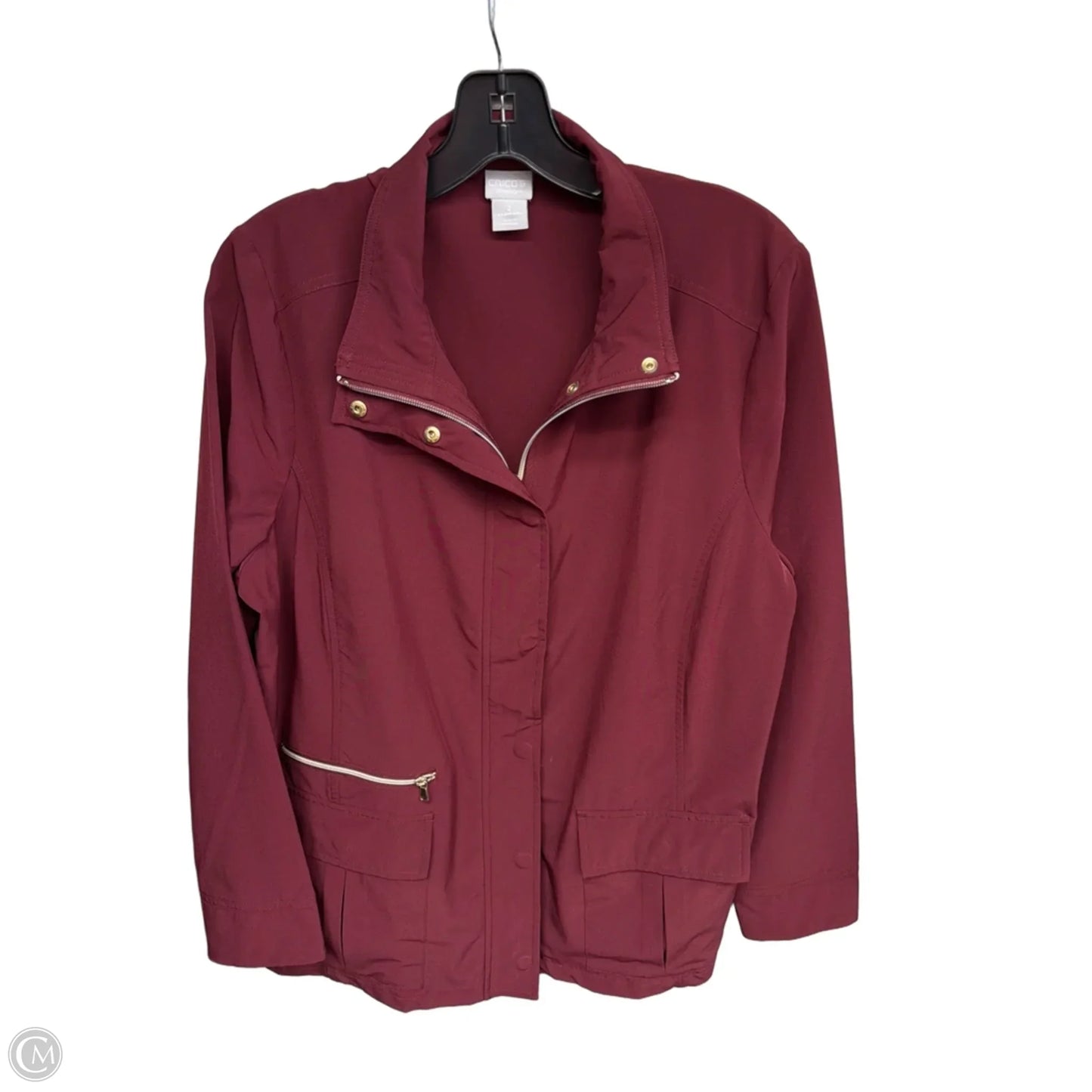 Jacket Other By Chicos In Red, Size: L
