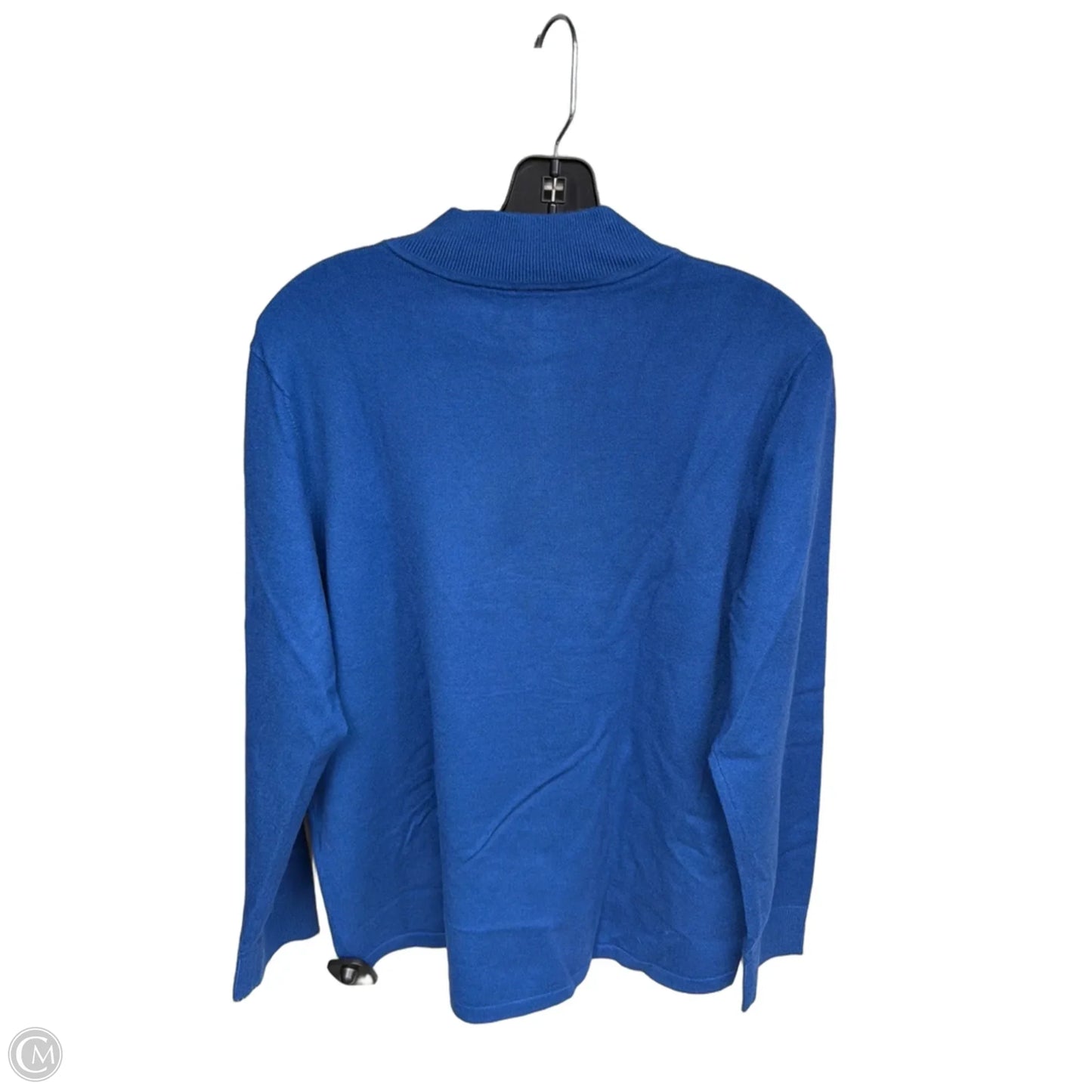 Sweater By Chicos In Blue, Size: L