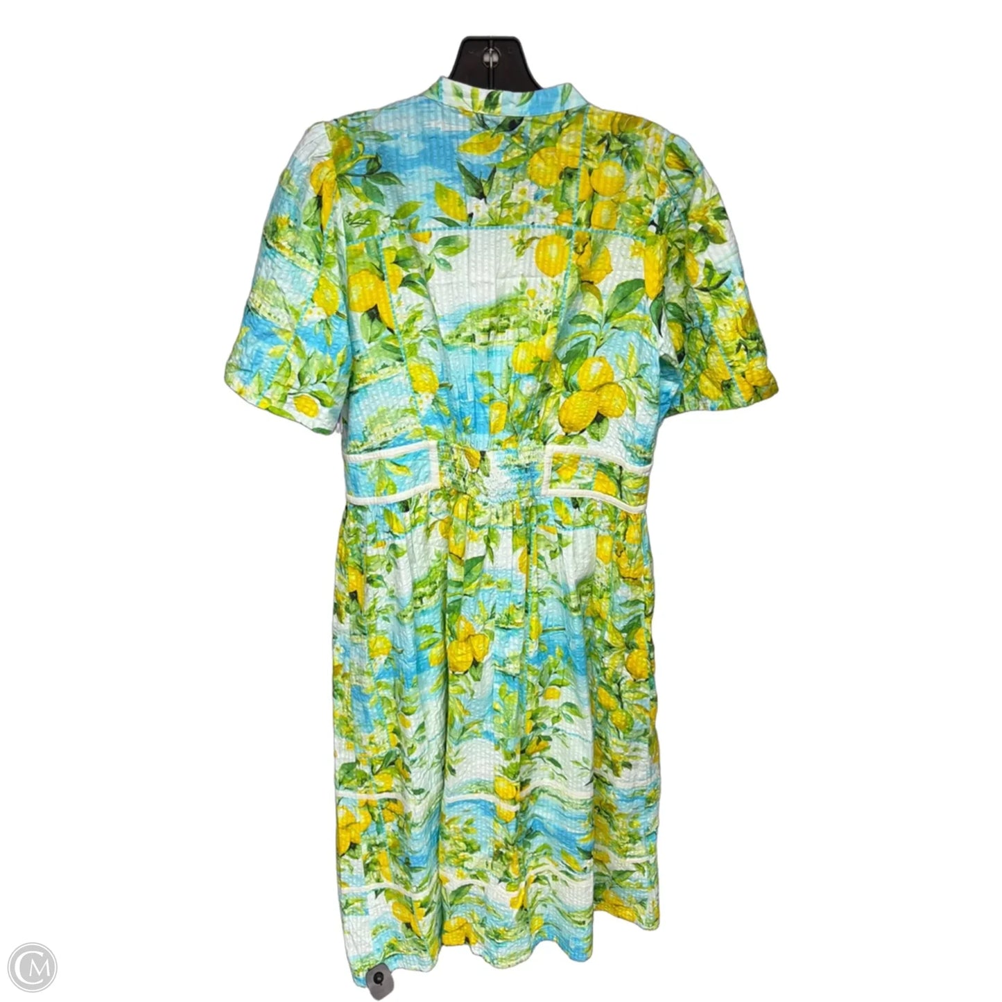 Dress Casual Maxi By Nobody’s Child In Blue & Yellow, Size: 8