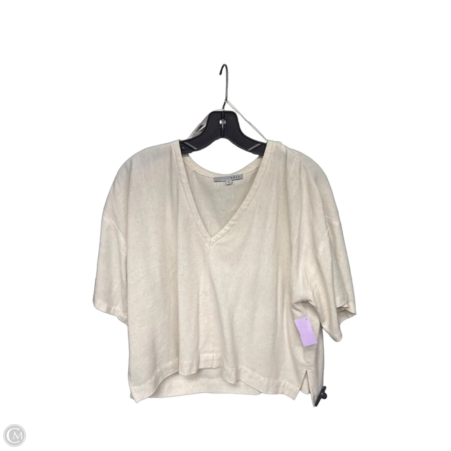 Top Short Sleeve By Baltic Born In Cream, Size: M