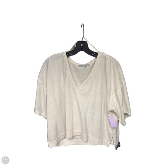 Top Short Sleeve By Baltic Born In Cream, Size: M