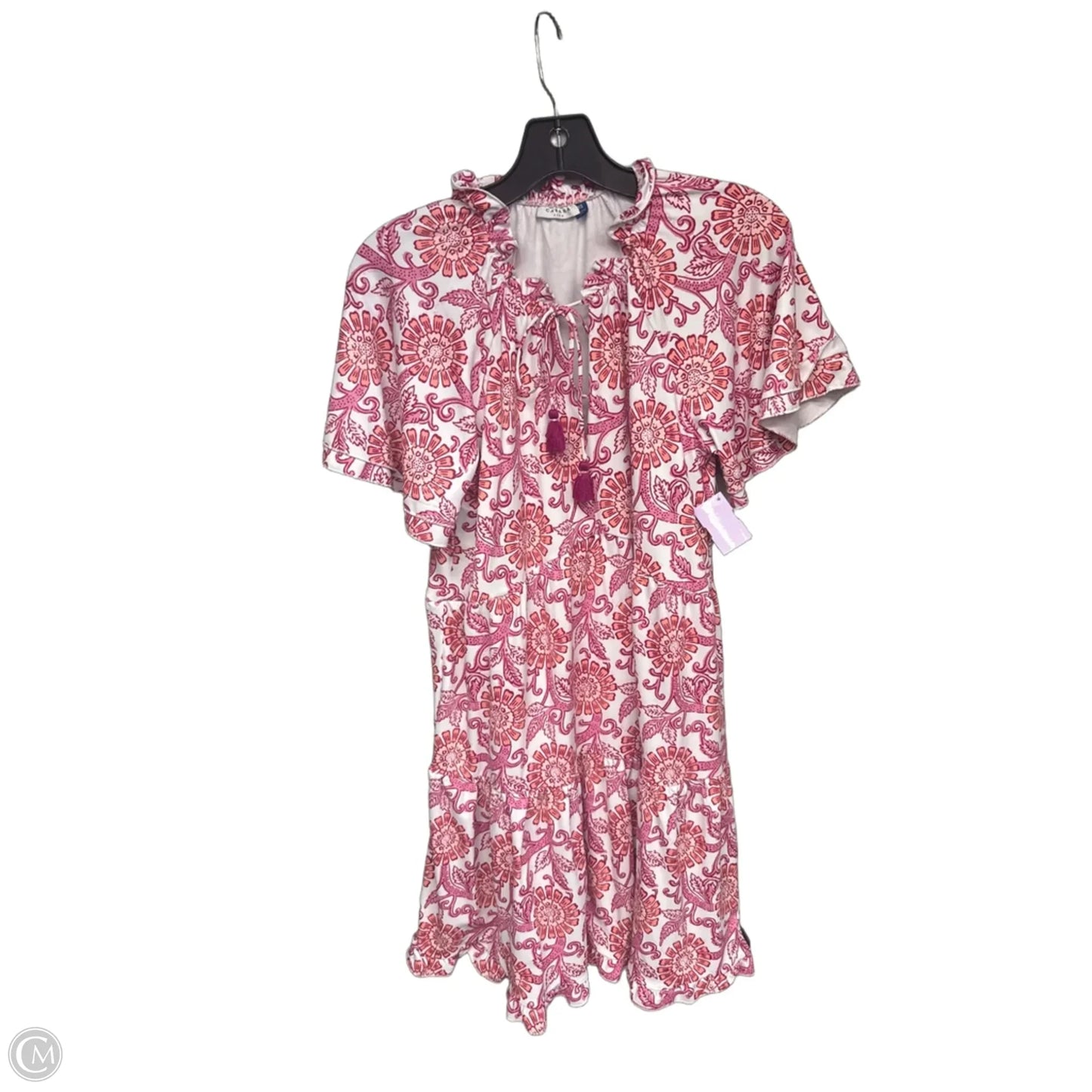 Dress Casual Short By Cabelas In Pink & White, Size: Xs
