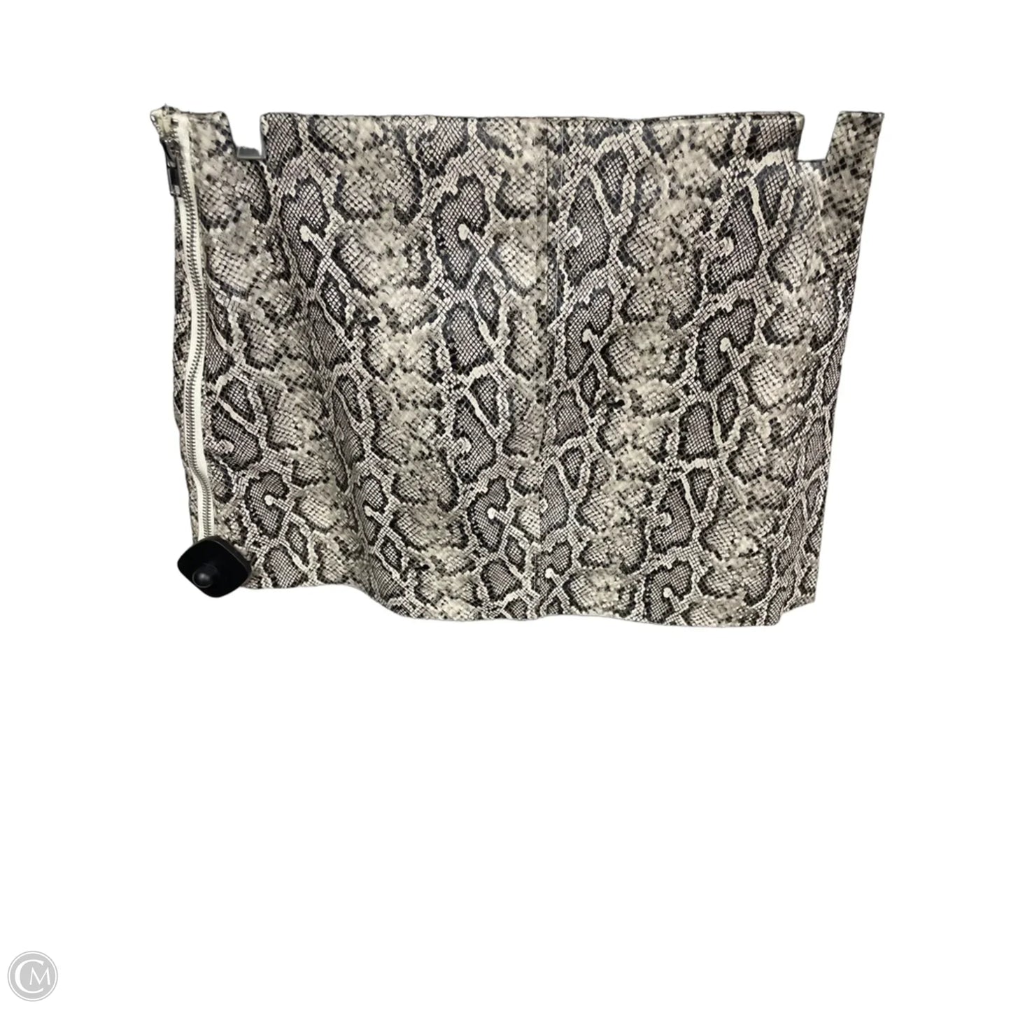 Skirt Mini & Short By Clothes Mentor In Snakeskin Print, Size: S