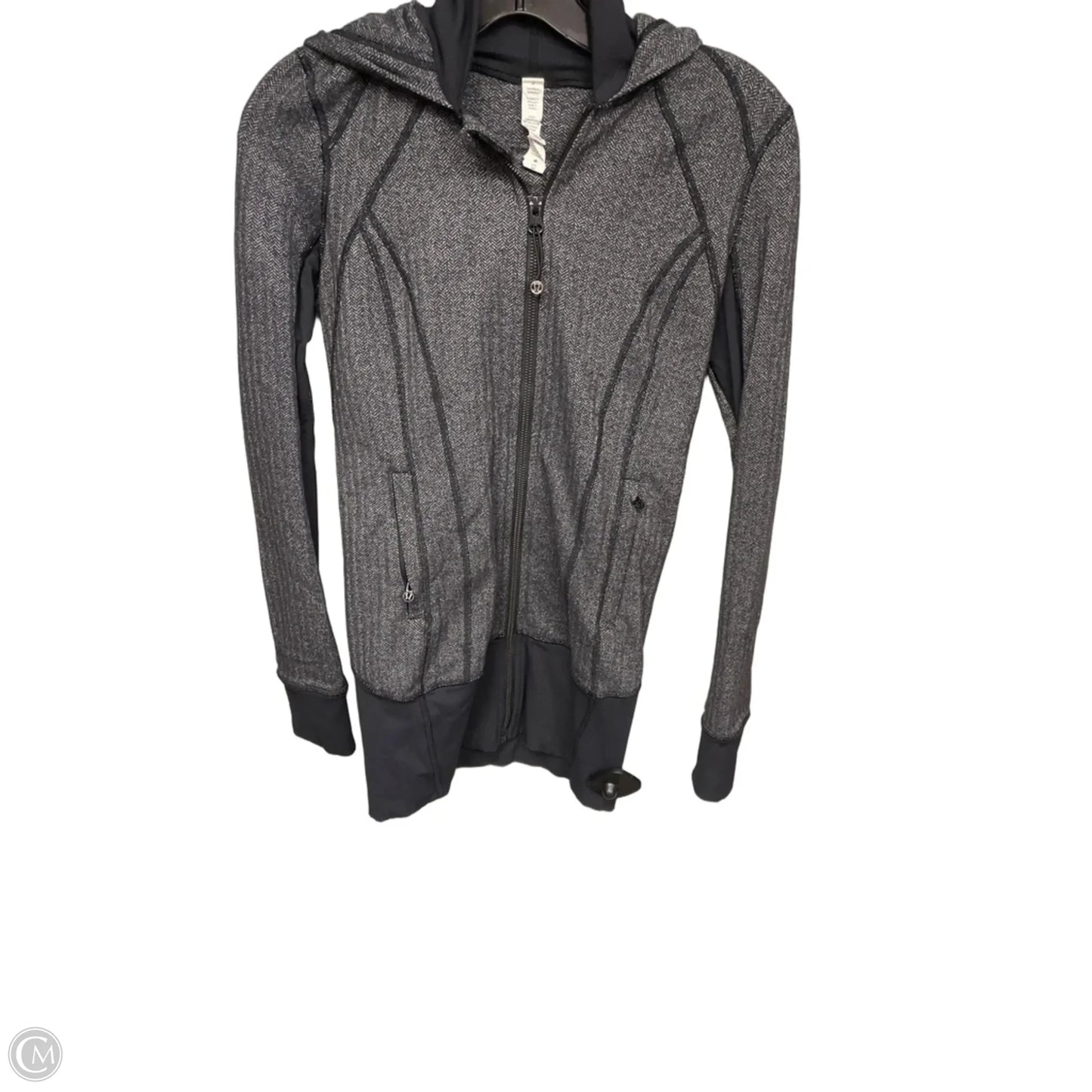 Athletic Sweatshirt Hoodie By Lululemon In Black, Size: Xs