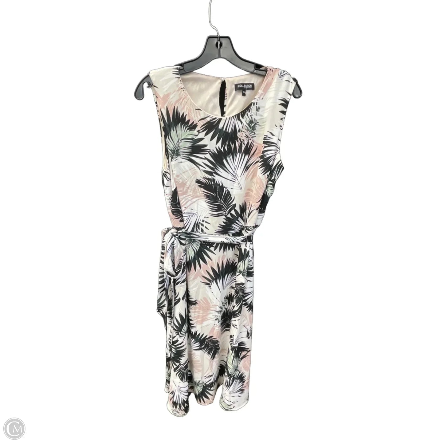 Dress Casual Maxi By Clothes Mentor In Cream & Green, Size: 16