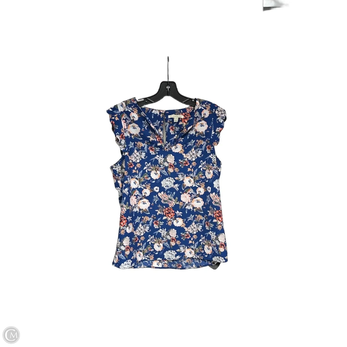Top Short Sleeve By 41 Hawthorn In Blue & Pink, Size: M
