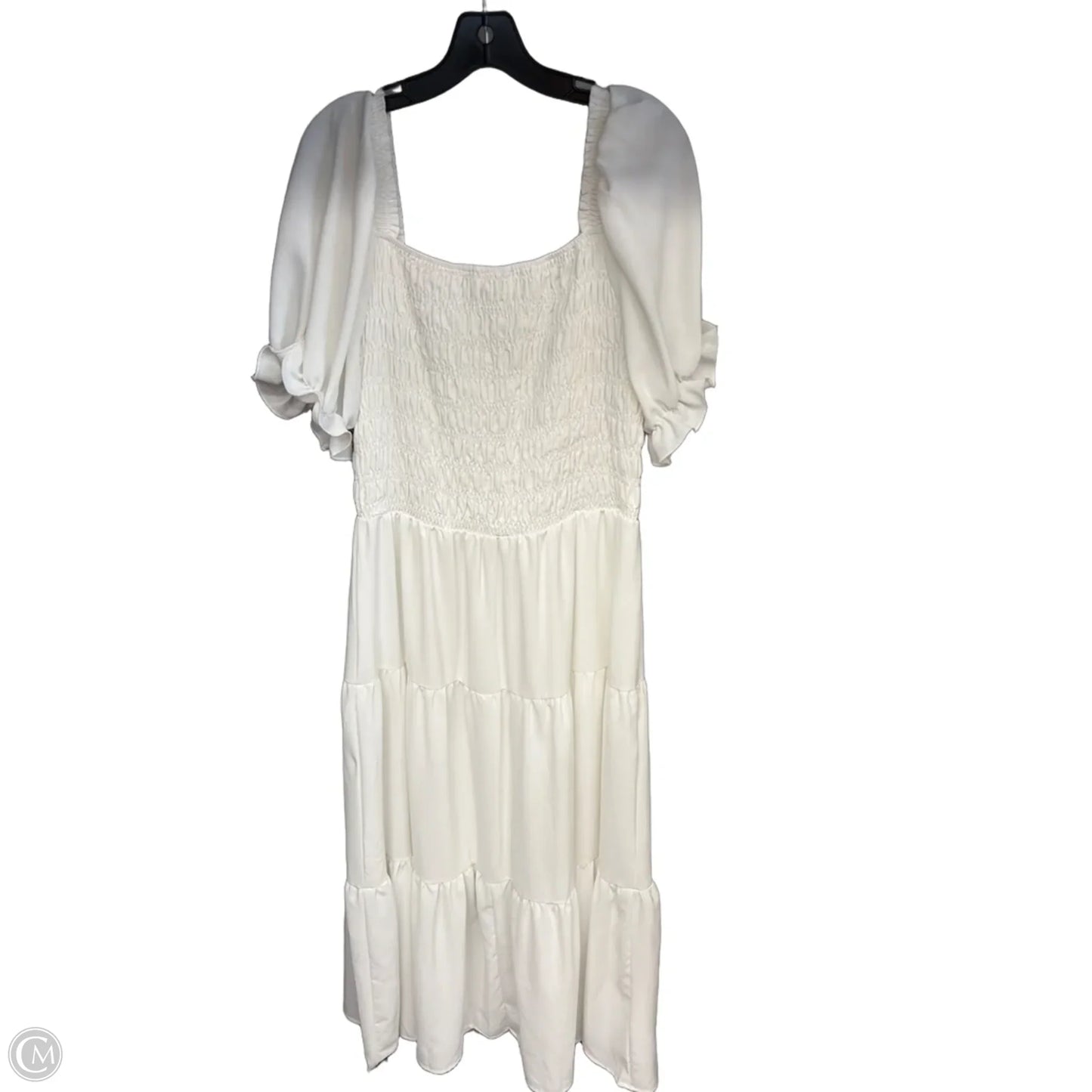 Dress Casual Maxi By Clothes Mentor In White, Size: Xl