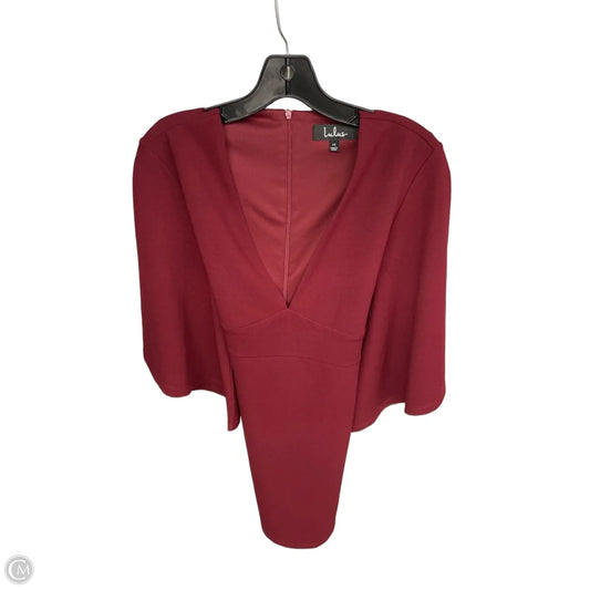 Dress Casual Short By Lulus In Red, Size: M