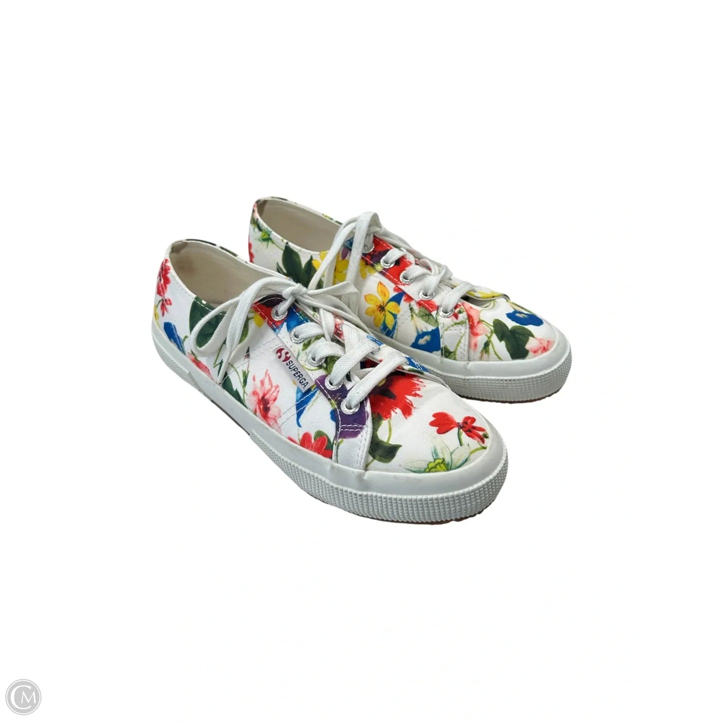 Shoes Athletic By Superga In Floral Print, Size: 6.5
