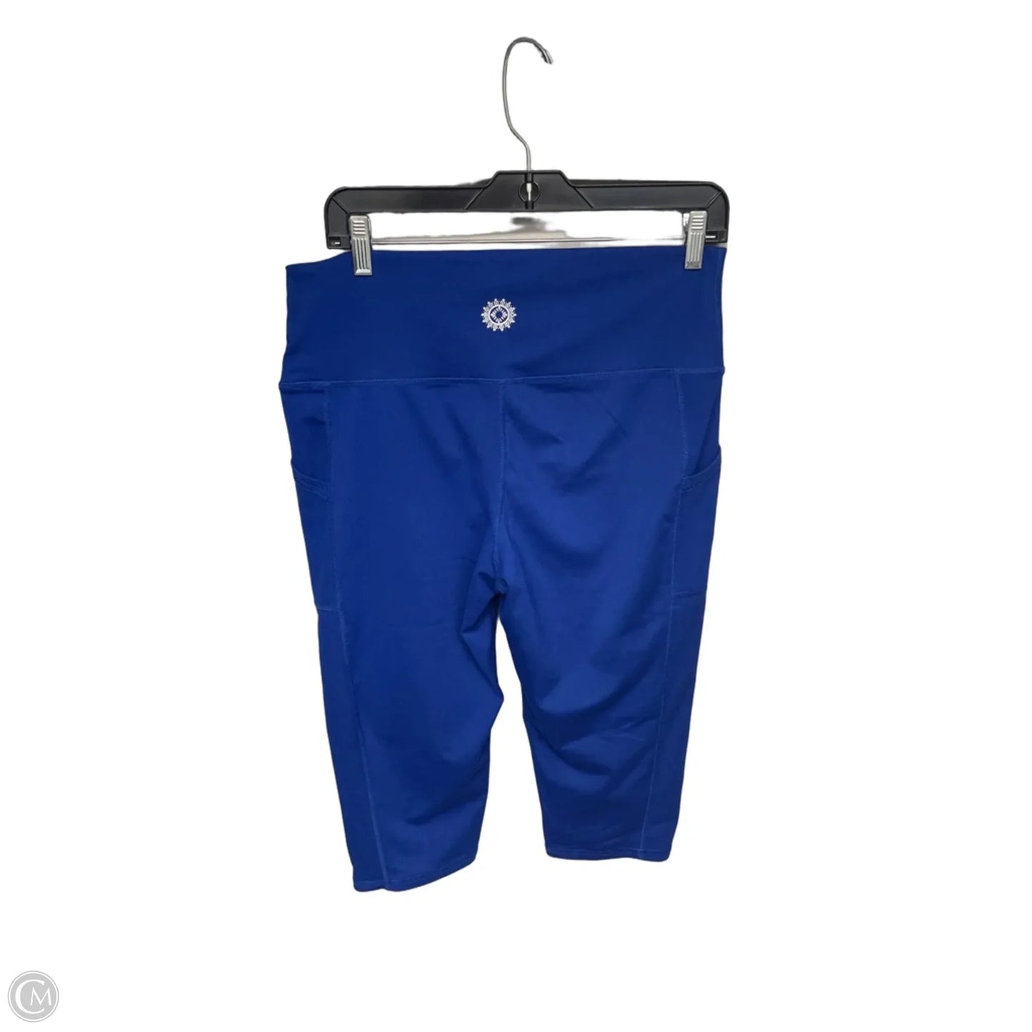 Athletic Capris By Clothes Mentor In Blue, Size: L