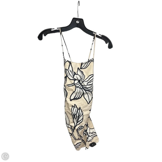 Top Sleeveless By Zara In Black & Cream, Size: Xs