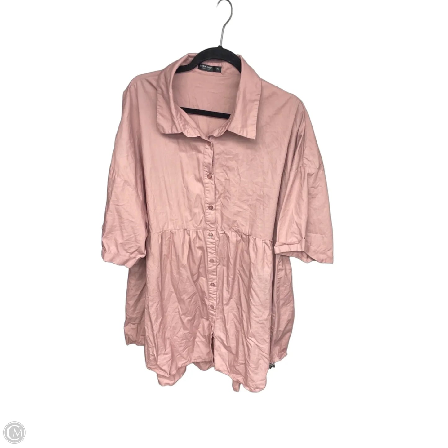 Dress Casual Short By Shein In Pink, Size: 4x