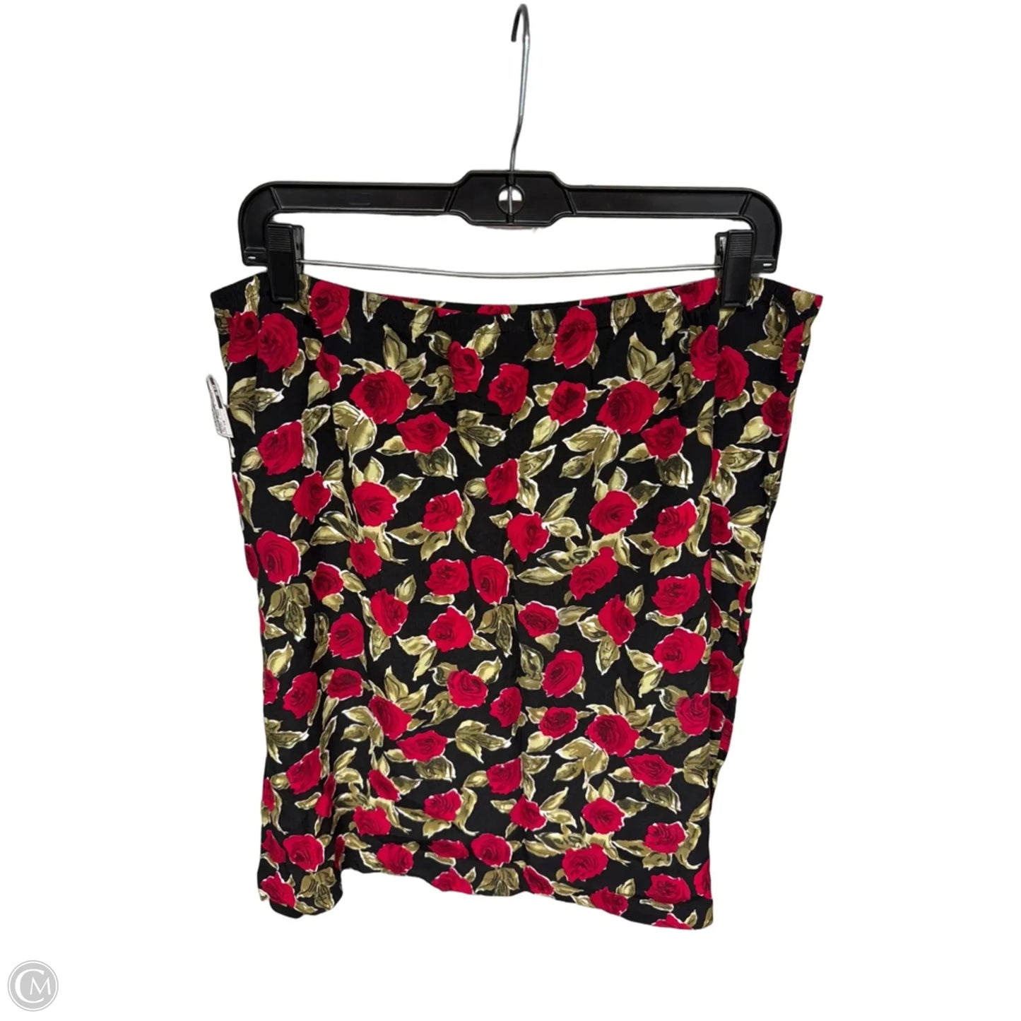 Skirt Mini & Short By Style And Company In Black & Red, Size: 16