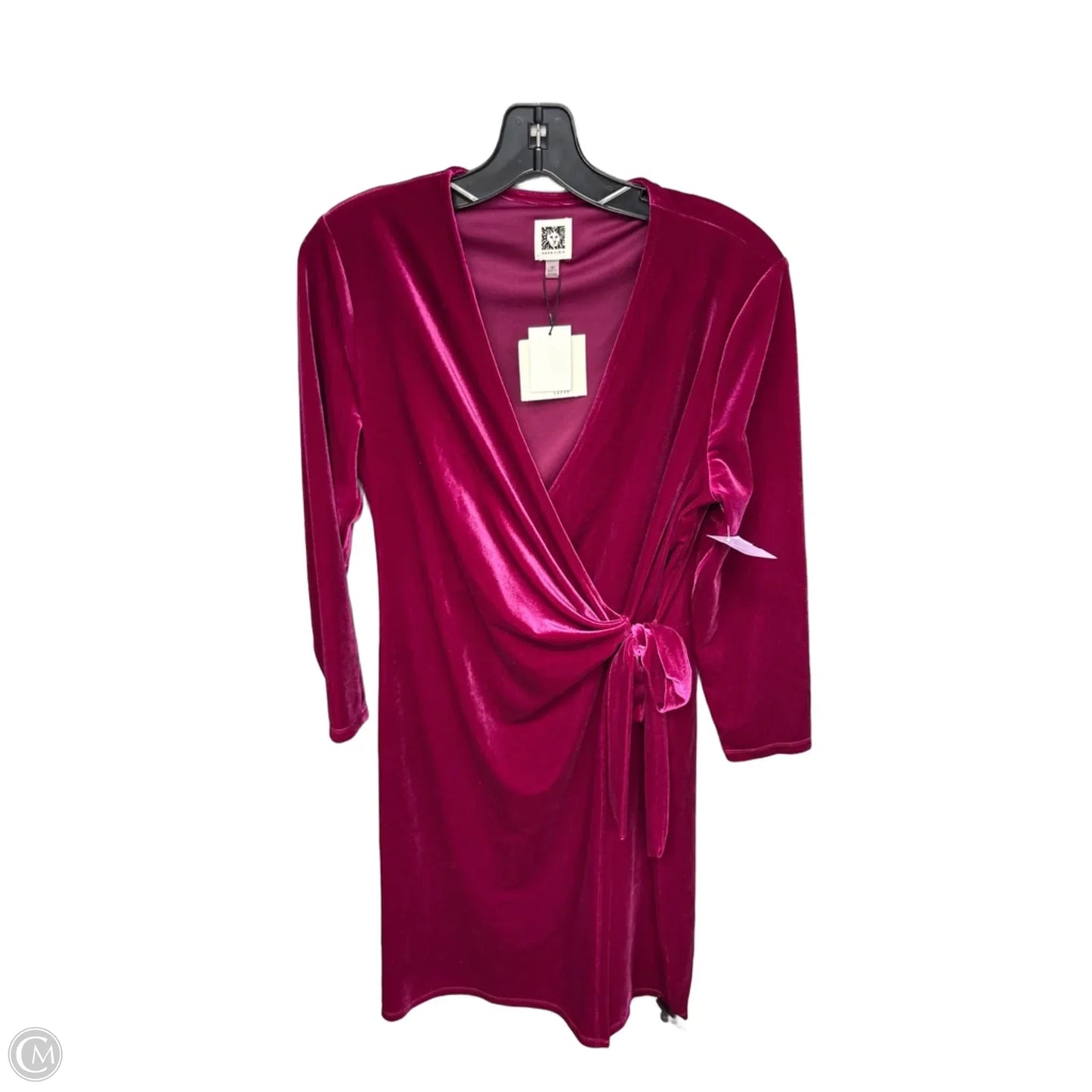 Dress Casual Short By Anne Klein In Pink, Size: M