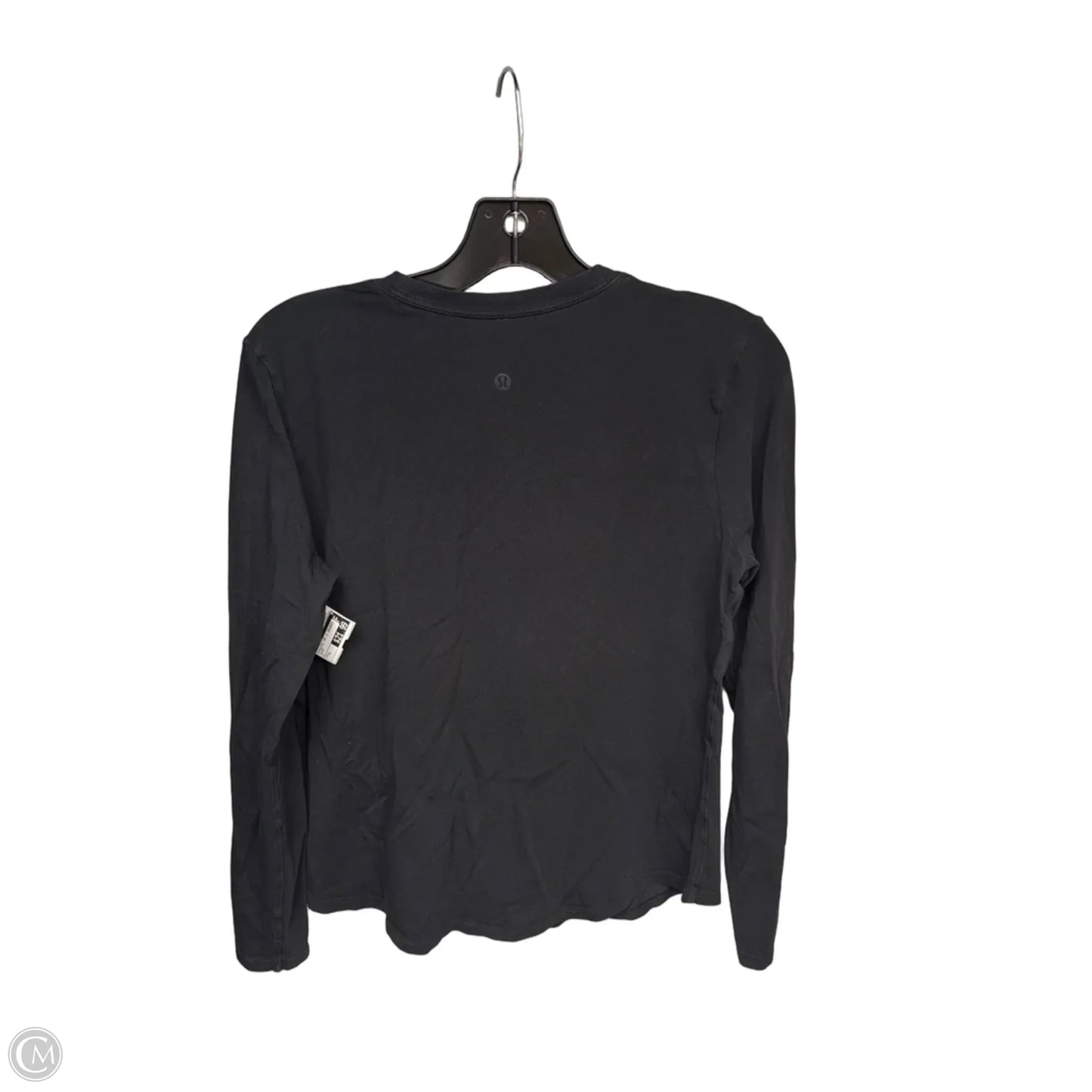 Athletic Top Long Sleeve Crewneck By Lululemon In Black, Size: S