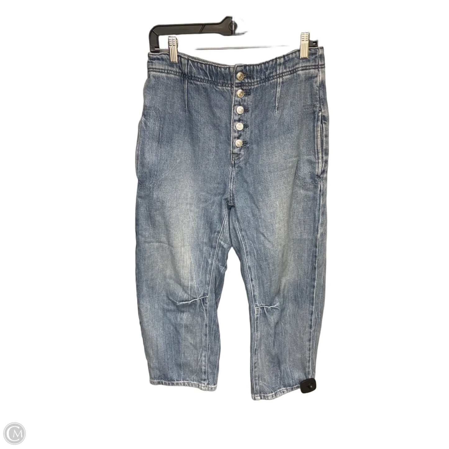 Jeans Wide Leg By We The Free In Blue Denim, Size: 6